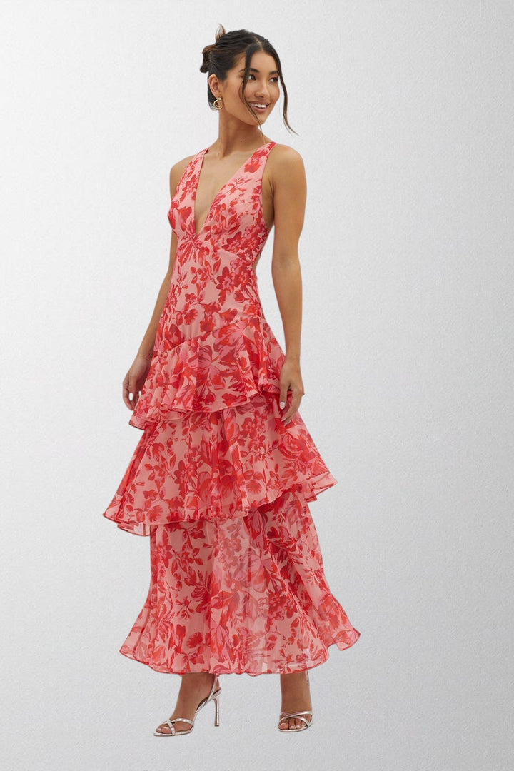 Olivia - Bloom Shift Midi Dress