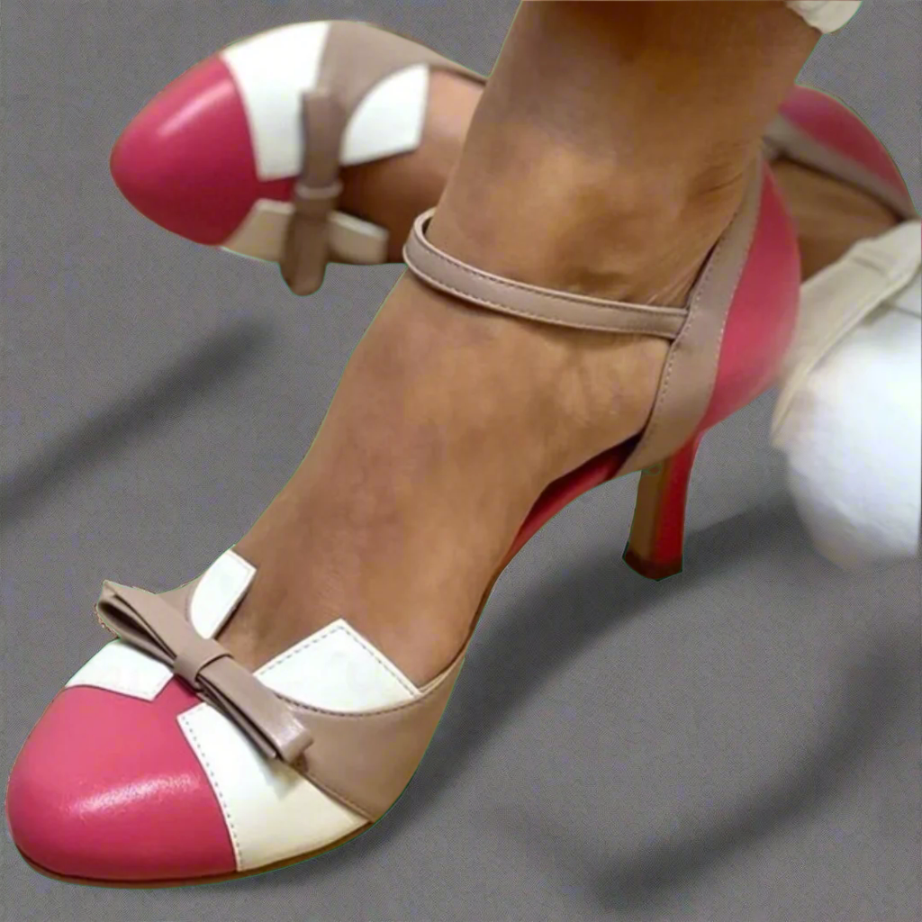 Isabella™ Bow Detail Mid Heel Shoes