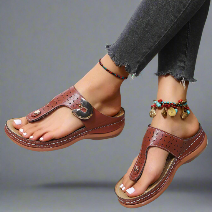 Isabella™ Buckled Toe Post Sandals