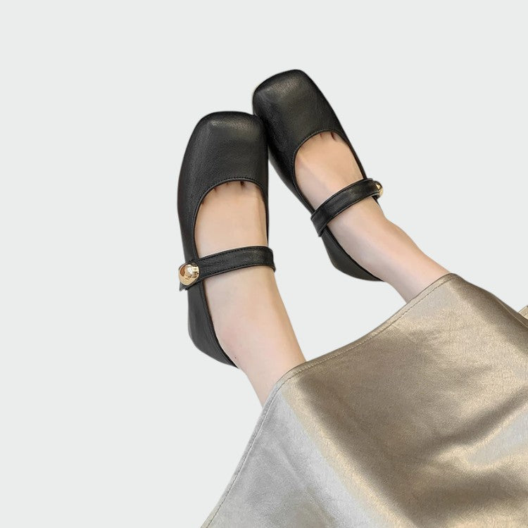 Olivia - Minimalist Mary Jane Shoes