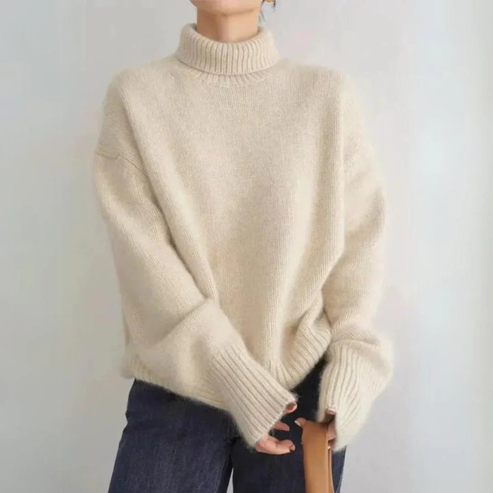 Diana - Soft and Comfortable High Neck Jumper
