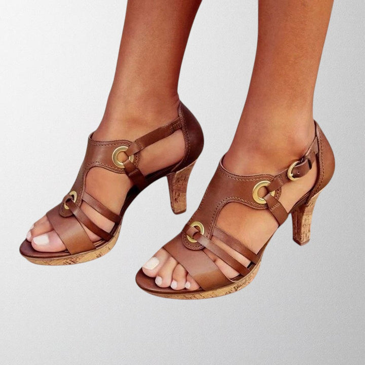 Olivia - The Buckled Heel Sandal