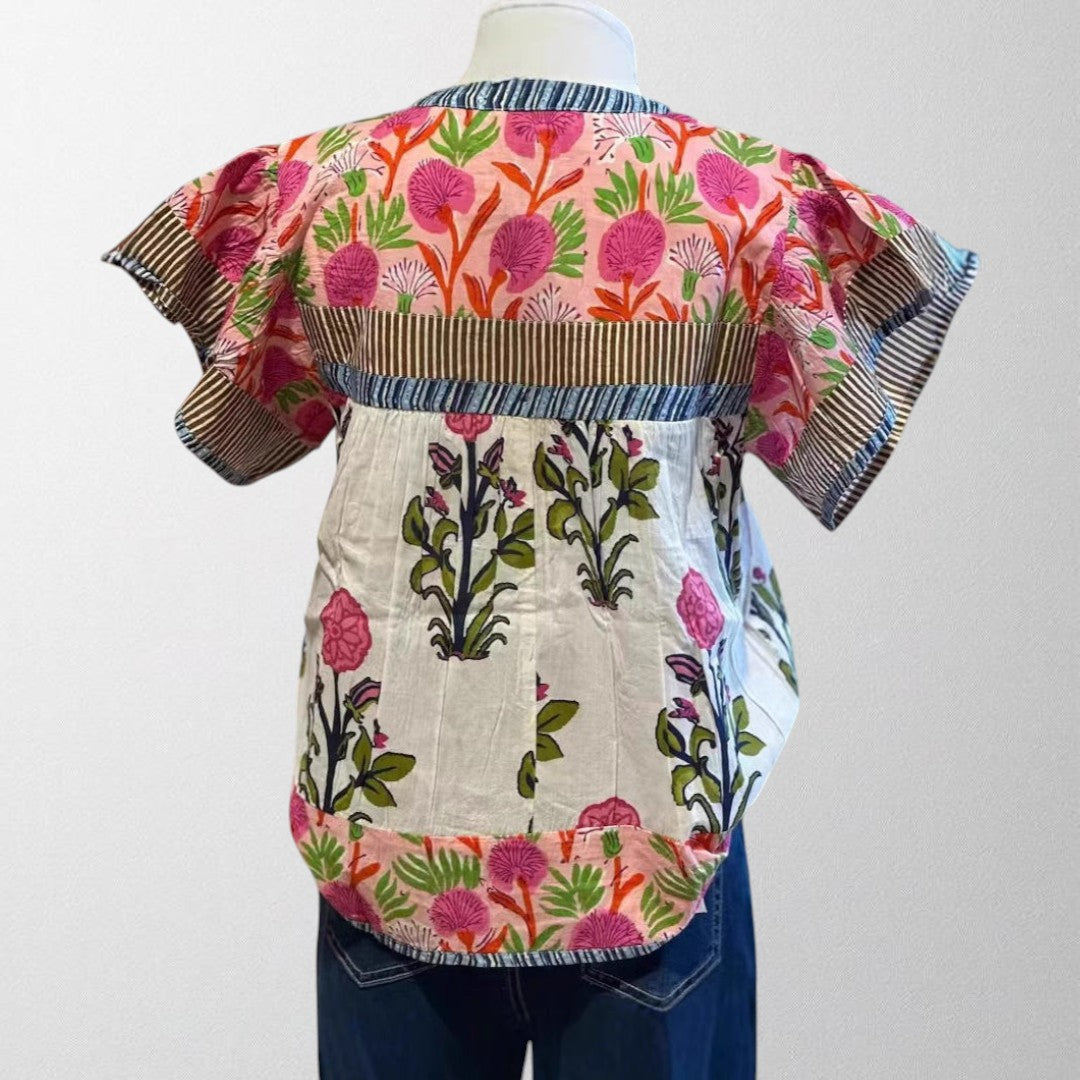 Olivia – Embroidered Boho Blouse