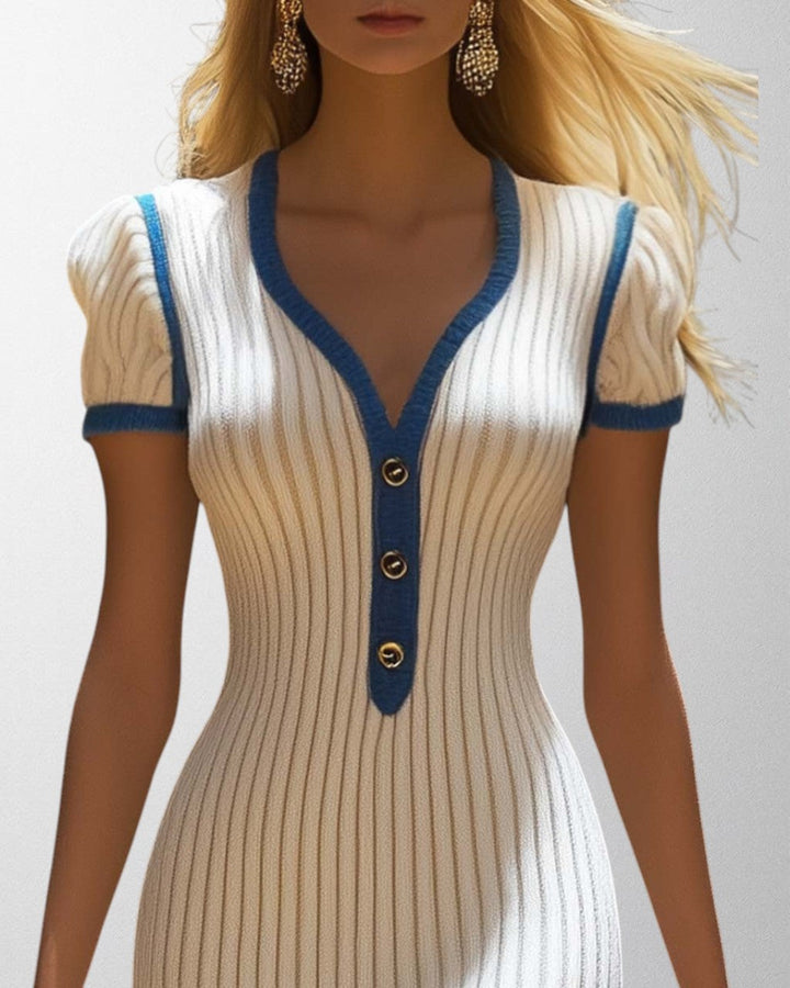 Olivia - Elegant Fishtail Midi Dress