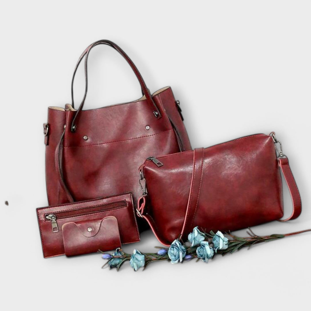 Olívia - 4-Piece Vintage Bag Set