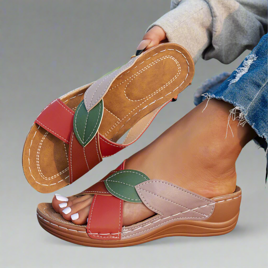 Drelinda | Lightweight Wedge Sandals for Comfort