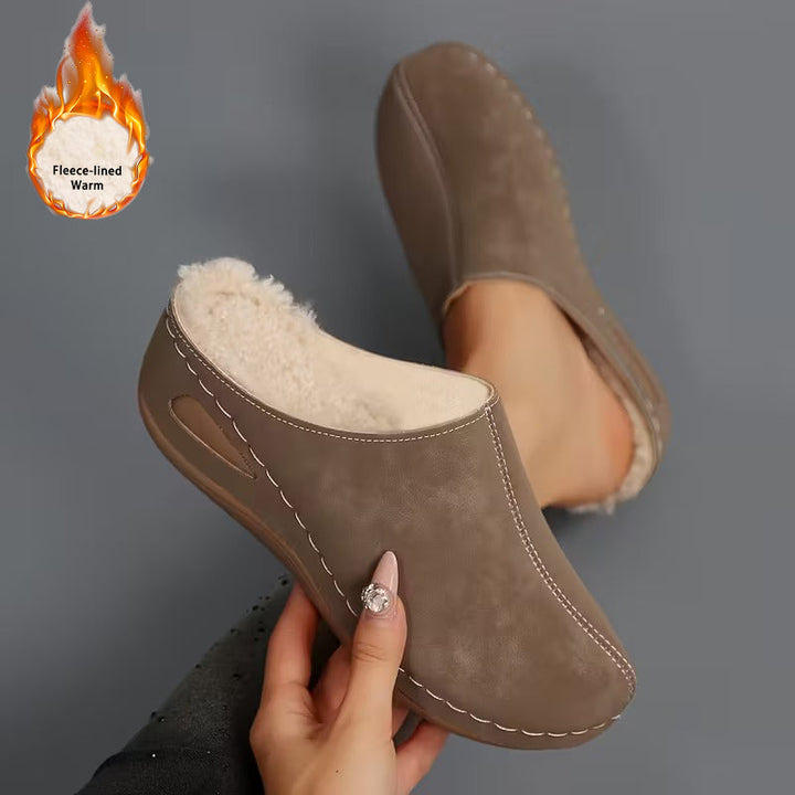 Evelyn - Cozy Slip-On Loafers with Fleece Lining