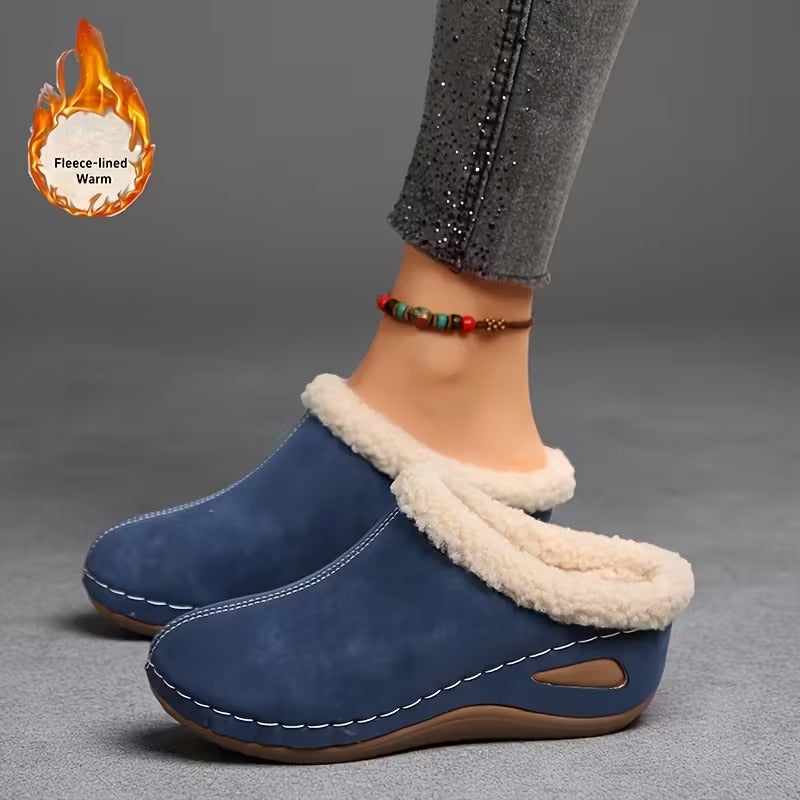 Evelyn - Cozy Slip-On Loafers with Fleece Lining