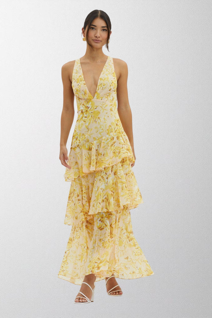 Olivia - Bloom Shift Midi Dress