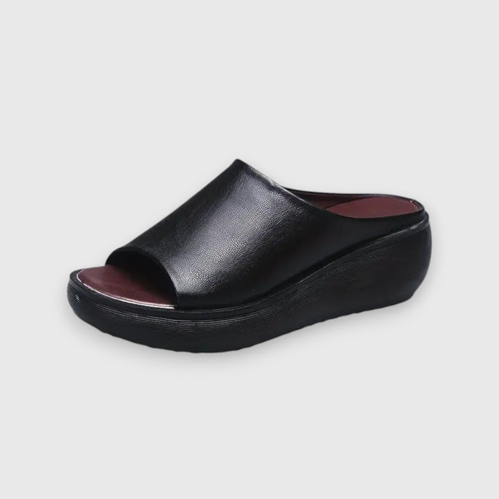 Amelie – Soft Faux Leather Sandals