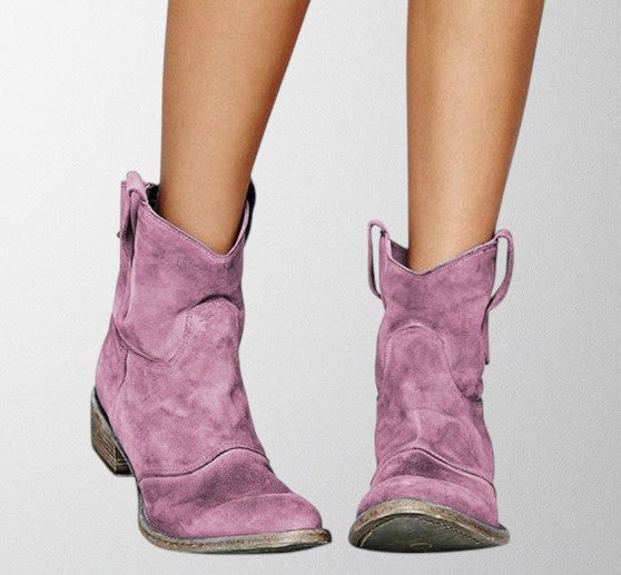 Olivia – Suede ankle boots