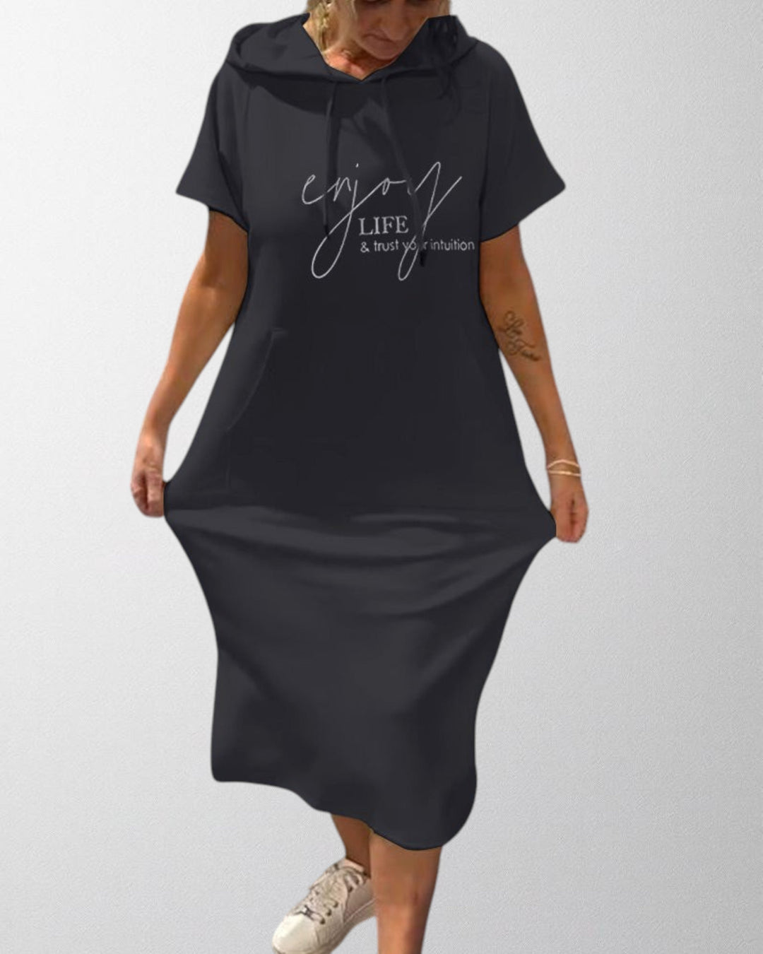 Ebba - Casual Hooded Dress with Feminine Fit