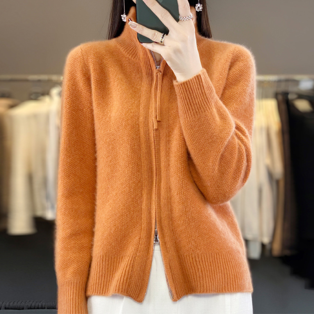 Lisa | Cashmere Zip Vest