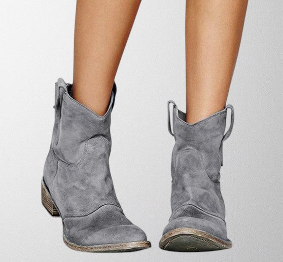 Olivia – Suede ankle boots