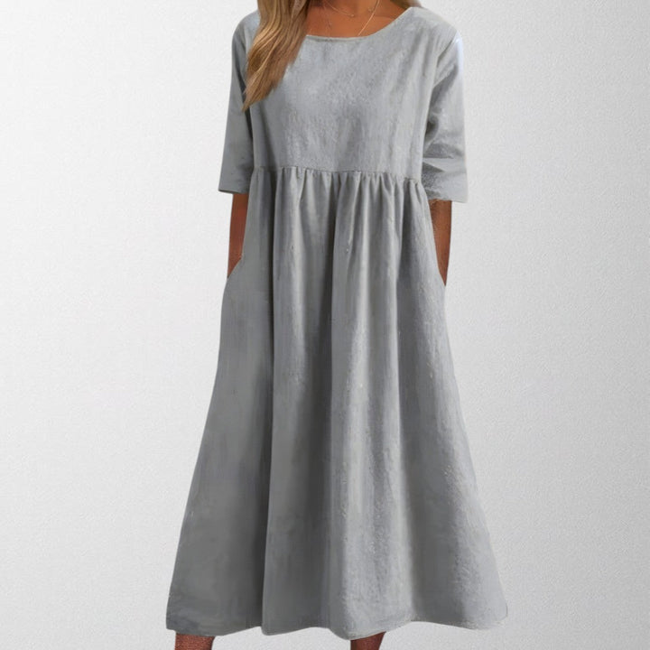Olivia - Flattering Cotton Dress