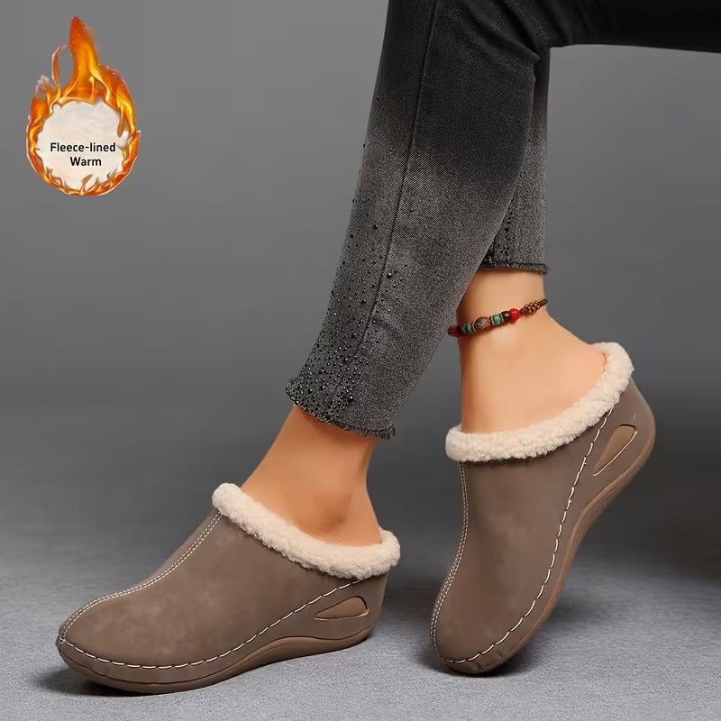 Evelyn - Cozy Slip-On Loafers with Fleece Lining