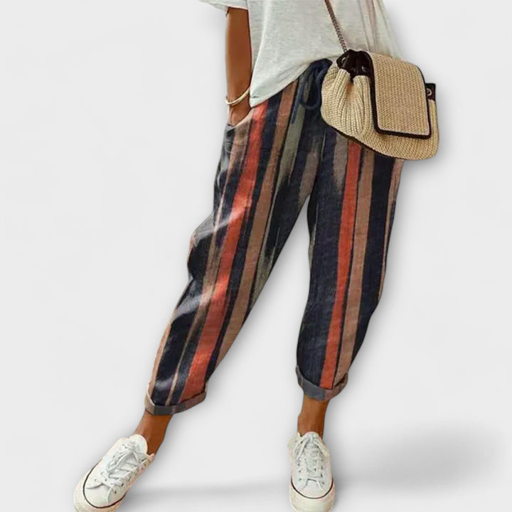 Burga - Comfortable Cotton-Linen Trousers