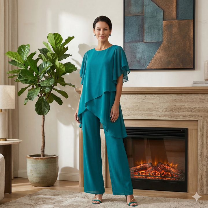 Harriet – Elegant Chiffon Set