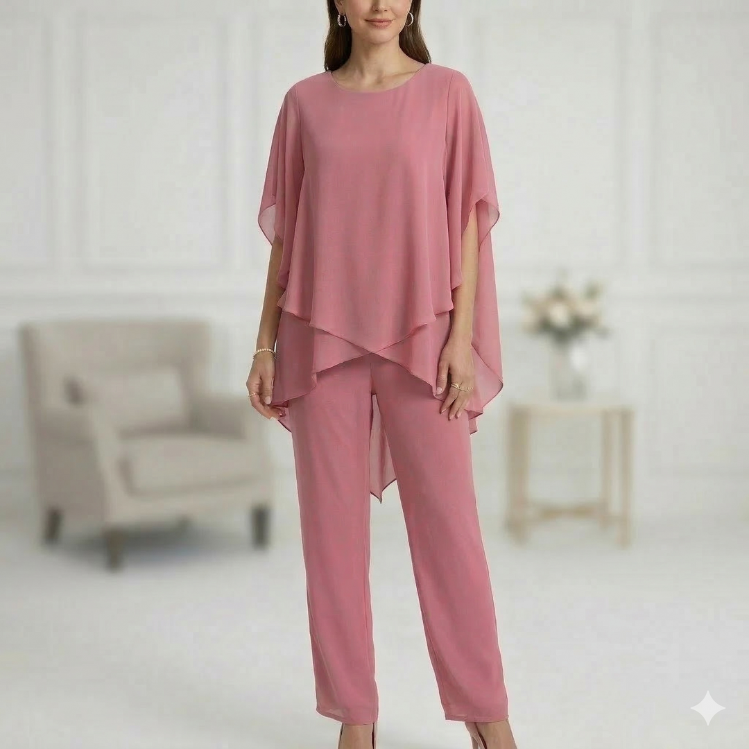 Harriet – Elegant Chiffon Set