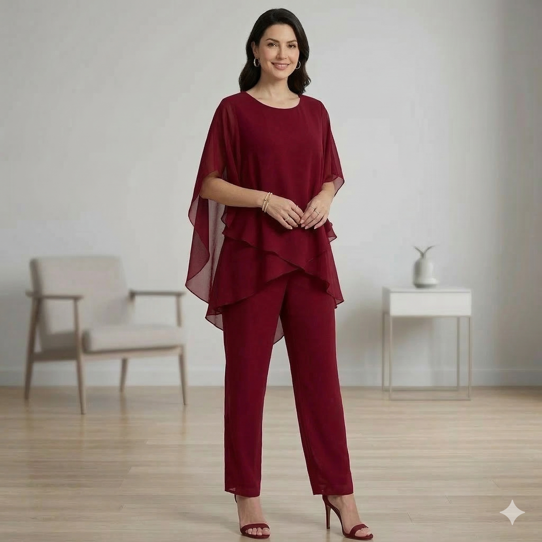 Harriet – Elegant Chiffon Set