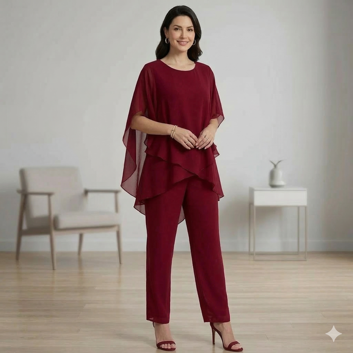 Harriet – Elegant Chiffon Set