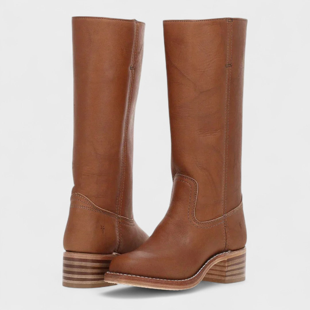 Classic Riding Boots with High Line