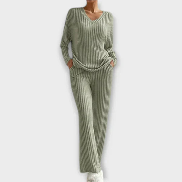 Ribbed Loungewear Set