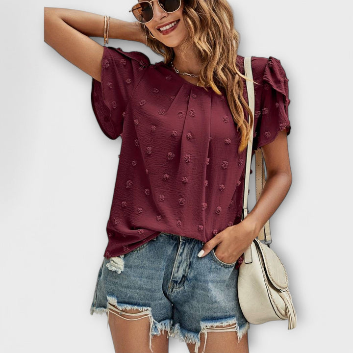 Charlotte – The Perfect Polka Blouse