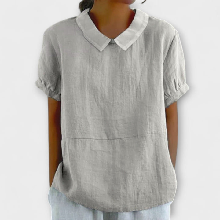 Lia – Short-Sleeve Blouse