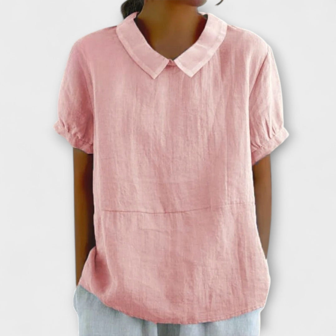 Lia – Short-Sleeve Blouse