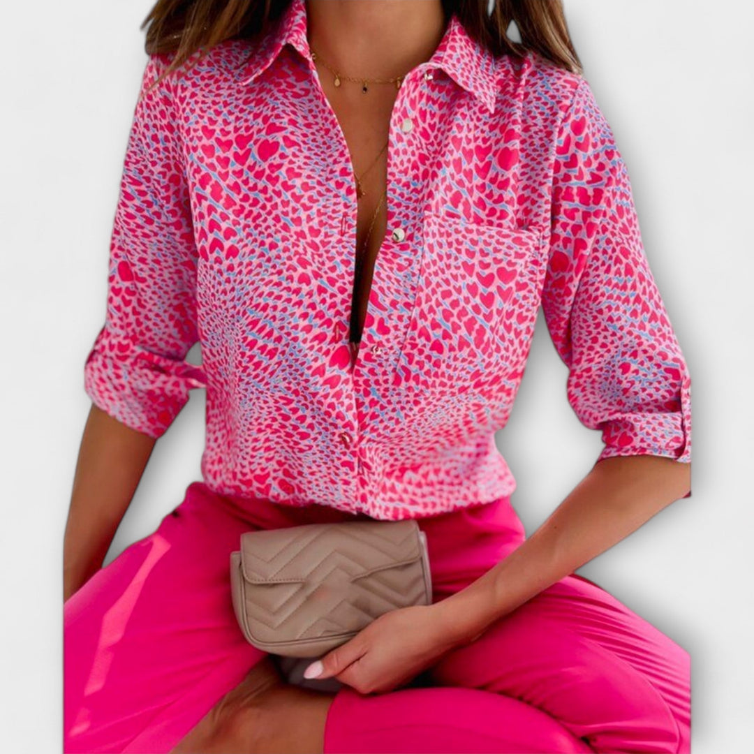 Velmira – Blouse with Classic Collar